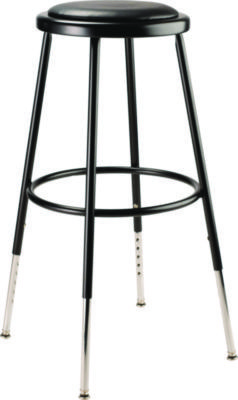STOOL,25-33IN VINYL,BK